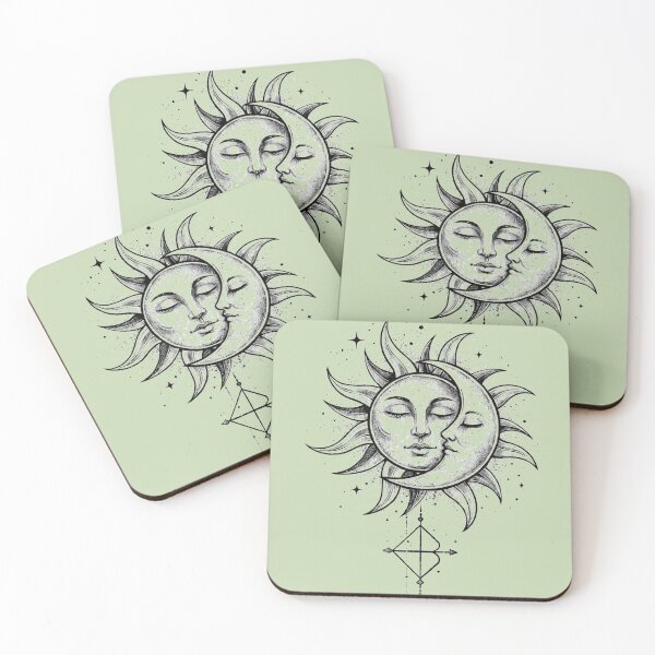 Item preview, Virgo Zodiac Sun & Moon – Spiritual Design, Mystical Astrology designed and sold by orely14.