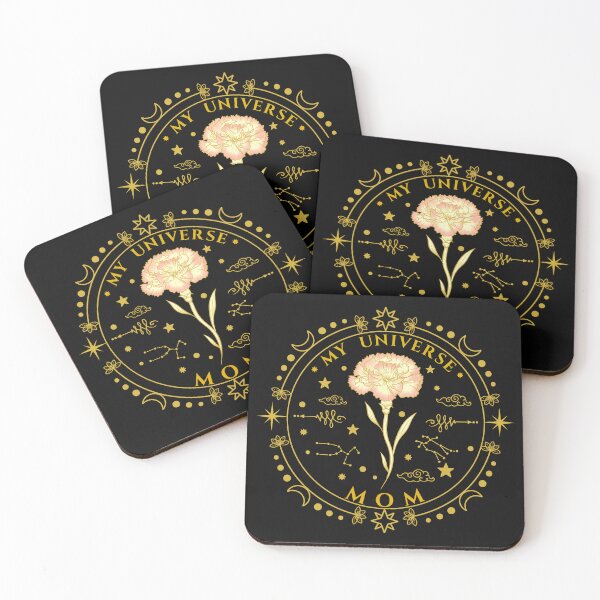 Item preview, Always My Mom Carnation Line Art - My Universe Mom Mother's Day Gift designed and sold by Kate Hyunsu Cho.