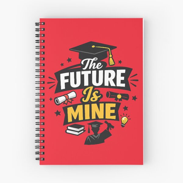 Item preview, The Future Is Mine – Bold Graduation Quote designed and sold by DesignHouse07.