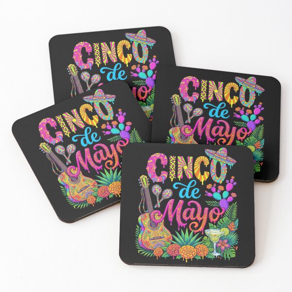 Item preview, Cinco De Mayo Colorful Mexican Fiesta Party Sombrero Taco Vibes designed and sold by NuralsArt.