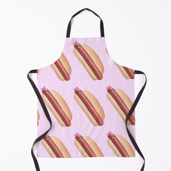 Item preview, Hot Dog With An Eye and Pink Bow designed and sold by CloudClown.