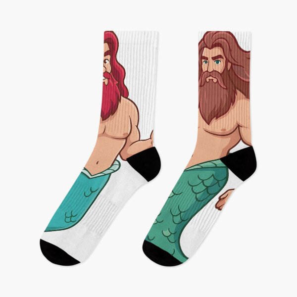 Item preview, Mermen fist bump designed and sold by tigrootiger.