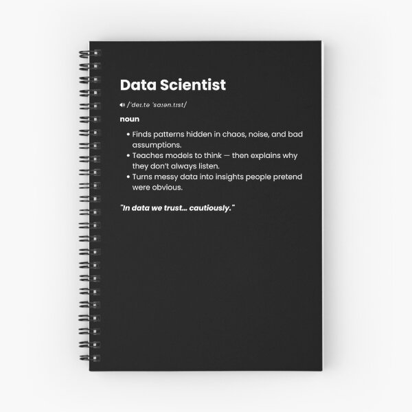 Item preview, Data Scientist Definition | Funny Data Science Gift for Analytics Pros designed and sold by Yuli Club.