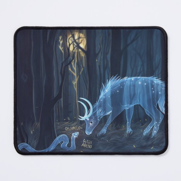 Item preview, Celestial Forest Spirit Creatures - Deer & Snake designed and sold by HolyHellhound.