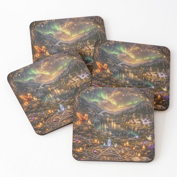 Item preview, Mystical Forest Ritual Under Aurora designed and sold by Naynners Designs.
