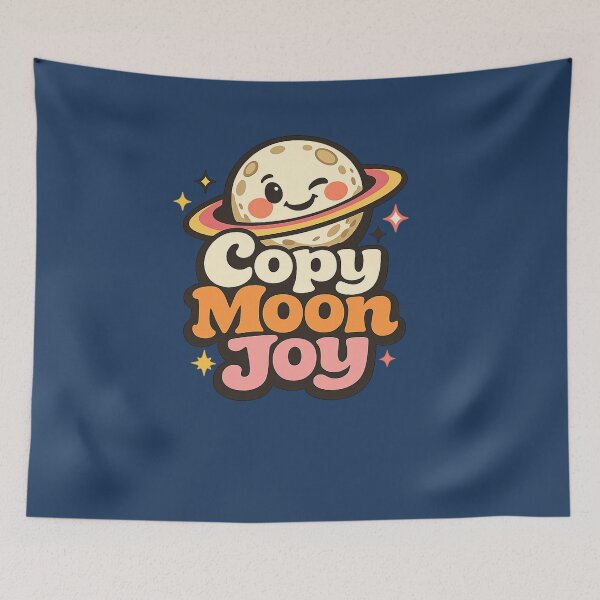 Item preview, Retro Space Copy Moon Joy designed and sold by Ora-kuro.