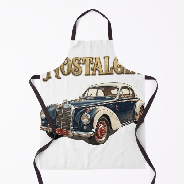 Item preview, Vintage Mercedes Nostalgia Art designed and sold by Northern Glow Art.
