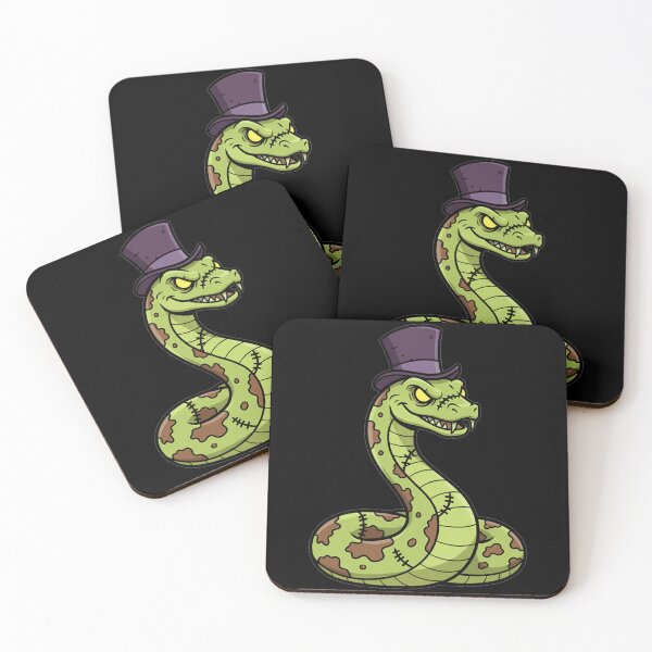 Item preview, Dapper Zombie Snake Halloween Monster designed and sold by k3rstman1.