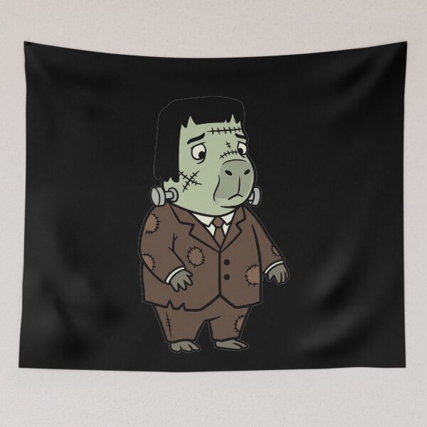Item preview, Cute Frankenstein Capybara Halloween Monster designed and sold by k3rstman1.
