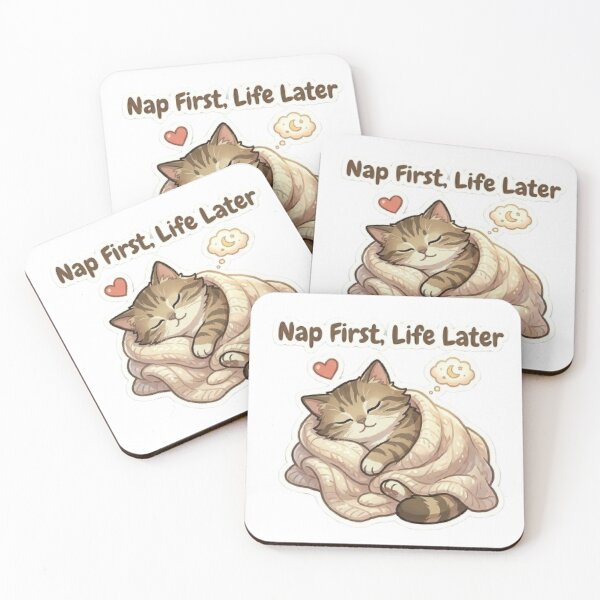 Item preview, Sleepy Cat Shirt – Lazy Nap Cat Meme designed and sold by Meowza Studio.