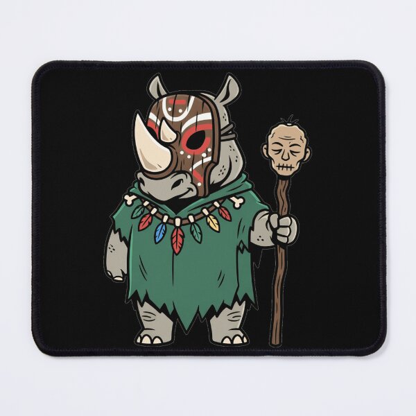 Item preview, Tribal Rhino Shaman Masked Witch Doctor designed and sold by k3rstman1.
