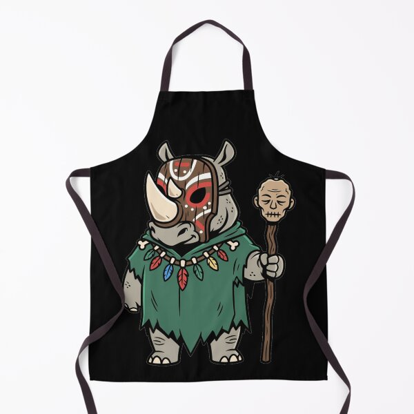 Item preview, Tribal Rhino Shaman Masked Witch Doctor designed and sold by k3rstman1.
