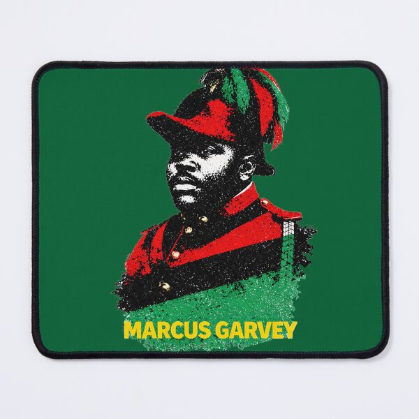 Item preview, Marcus Garvey Pan African Portrait — Vintage Style Black History Art Print, UNIA Jamaican Freedom Fighter Poster designed and sold by Youngkev-arts.