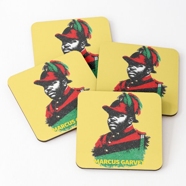 Item preview, Marcus Garvey Pan African Portrait — Vintage Style Black History Art Print, UNIA Jamaican Freedom Fighter Poster designed and sold by Youngkev-arts.