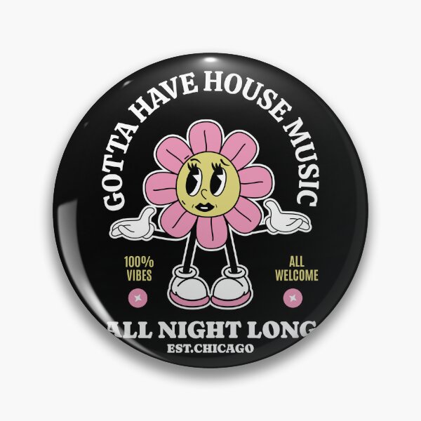 Item preview, HOUSE MUSIC - Gotta Have Floral (White)  designed and sold by Discothreadz.