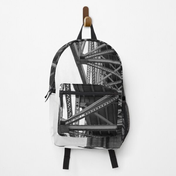 Item preview, Steel Truss Bridge Underside Black and White Abstract designed and sold by MDCCo.