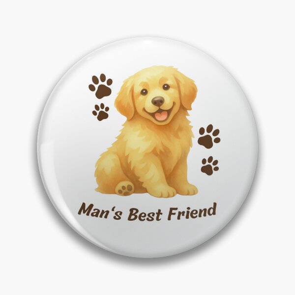 Item preview, cute golden retriever design | man’s best friend aesthetic dog art designed and sold by romelleworks.