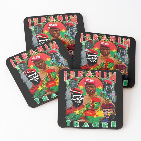 Item preview, Ibrahim Traore Vintage bootleg tee Make Africa Great Again Modern Pan African Revolutionary designed and sold by Youngkev-arts.