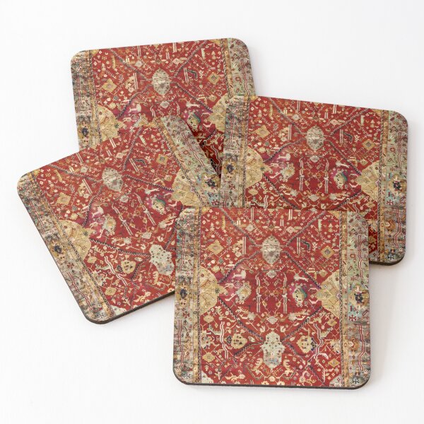 Item preview, Antique Turkish Oushak Rug designed and sold by Vicky Brago-Mitchell®.