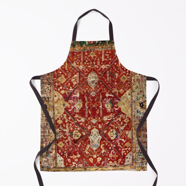 Item preview, Antique Turkish Oushak Rug designed and sold by Vicky Brago-Mitchell®.