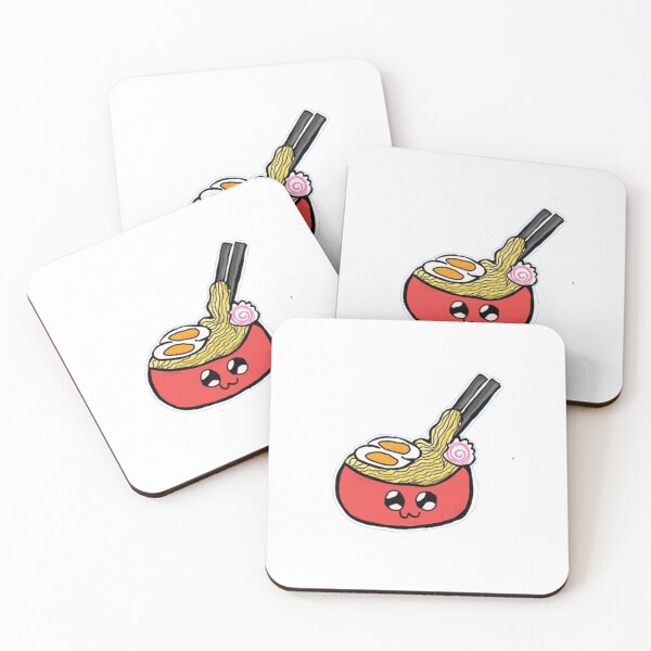 Artikelvorschau, Niedliche Kawaii-Ramen-Nudeln-Cartoon┃ Lustige japanische Essenskunst entworfen und verkauft von Cherry Prism Designs.