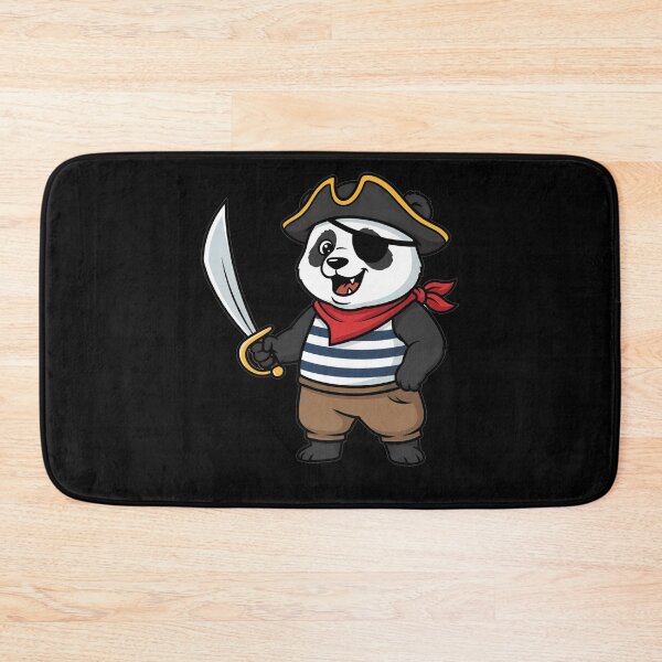 Item preview, Cute Pirate Panda Cartoon with Sword designed and sold by k3rstman1.