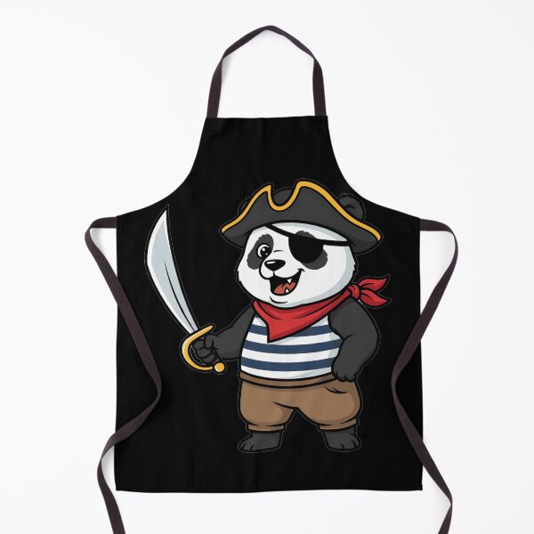 Item preview, Cute Pirate Panda Cartoon with Sword designed and sold by k3rstman1.