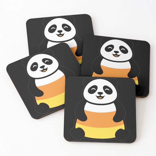 Item preview, Cute Halloween Candy Corn Panda designed and sold by k3rstman1.