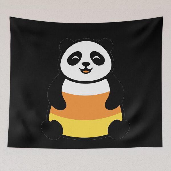 Item preview, Cute Halloween Candy Corn Panda designed and sold by k3rstman1.
