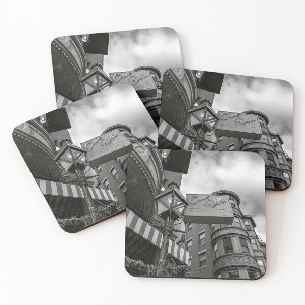 Item preview, Boston North End Gas Lamp Street Scene Black and White designed and sold by MDCCo.
