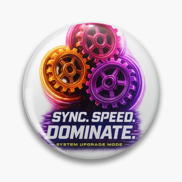 Item preview, Sync Speed Dominate Shirt – Futuristic Gear Design, Cyberpunk Gaming T-Shirt designed and sold by Irysek.