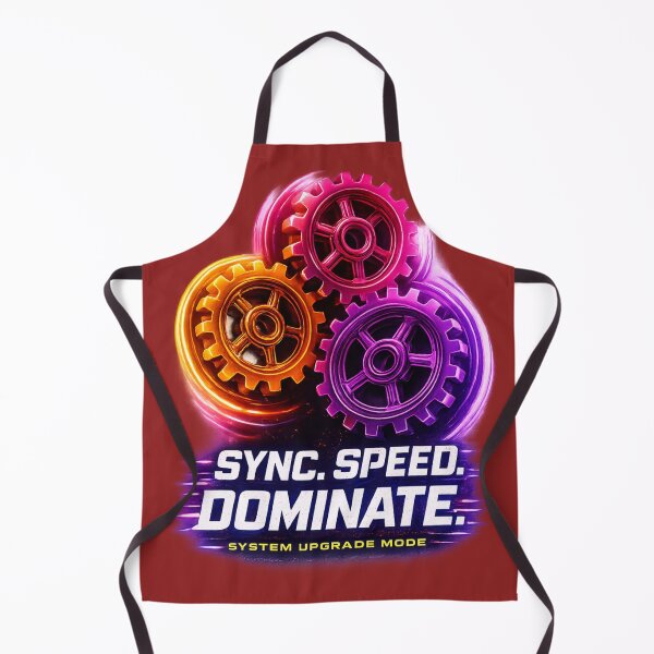 Item preview, Sync Speed Dominate Shirt – Futuristic Gear Design, Cyberpunk Gaming T-Shirt designed and sold by Irysek.