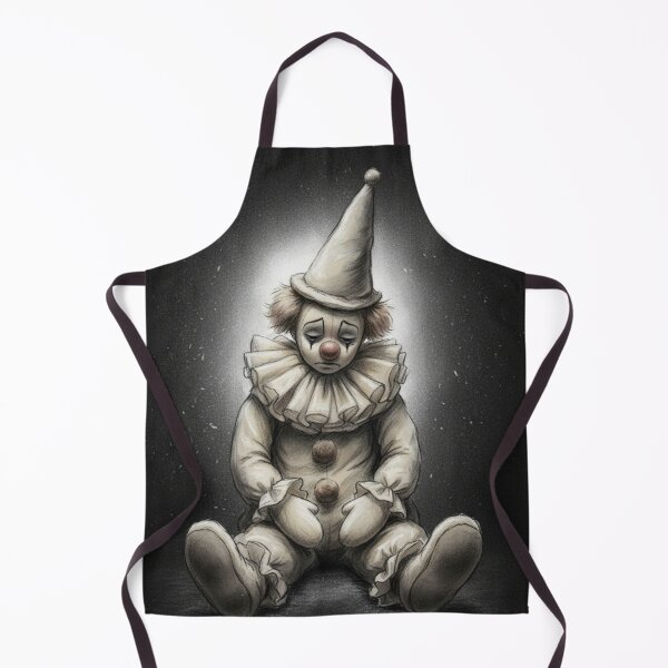 Item preview, Sad Clown Doll – Dark Cute Aesthetic designed and sold by HeyHas.