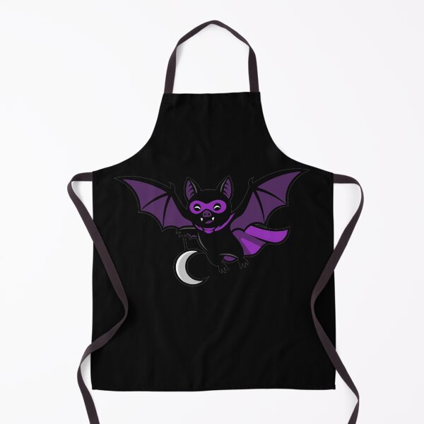 Item preview, Cute Purple Superhero Bat With Crescent Moon designed and sold by k3rstman1.