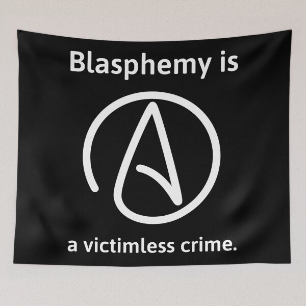 Item preview, Blasphemy is a victimless crime.  designed and sold by Rachel the Artist .