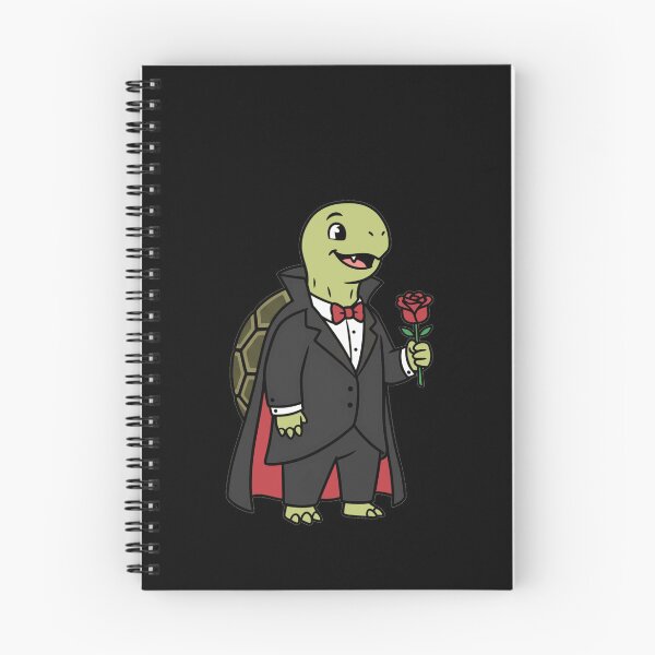 Item preview, Cute Vampire Turtle Dracula with Red Rose designed and sold by k3rstman1.