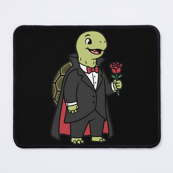 Item preview, Cute Vampire Turtle Dracula with Red Rose designed and sold by k3rstman1.