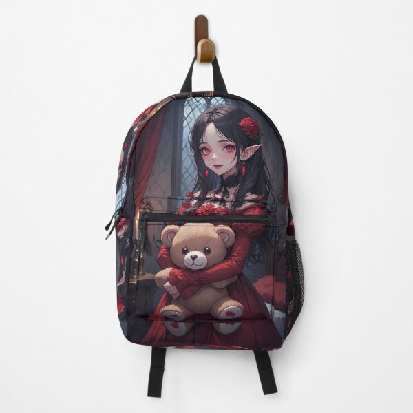 Item preview, Vampire girl and teddy bear designed and sold by ArtsJulian.