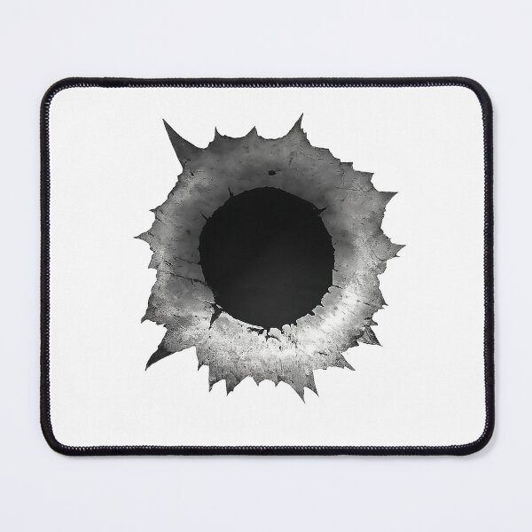 Item preview, Bullet Hole Effect – Realistic Grunge Impact Sticker designed and sold by PIXEL POP DESIGNS - Beyond the Norm!.