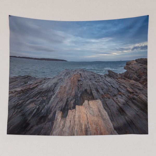 Item preview, Rocky Maine Coastline Ocean View Landscape Photography designed and sold by MDCCo.