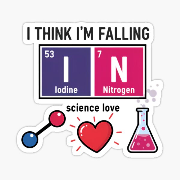 Item preview, I think i am falling in science love designed and sold by Brainy_Prints.