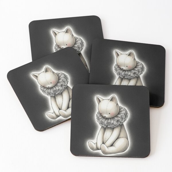 Item preview, Shy Plush Kitten – Soft and Mysterious Aesthetic designed and sold by HeyHas.