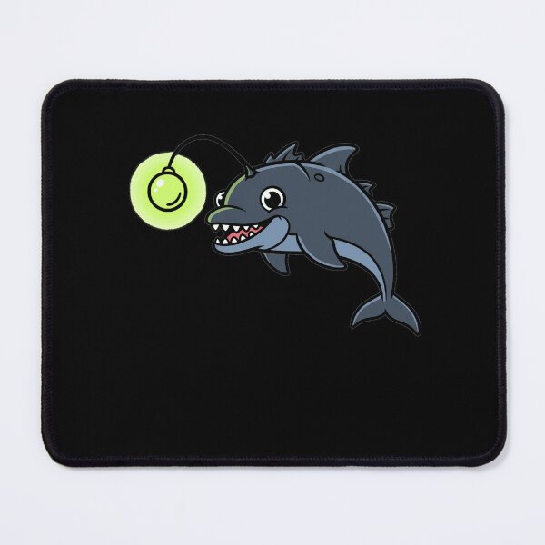 Item preview, Cartoon Dolphin Anglerfish Deep Sea Creature designed and sold by k3rstman1.