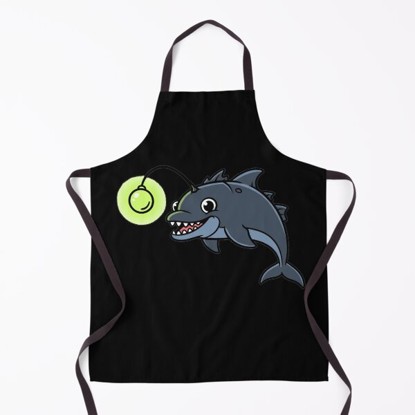 Item preview, Cartoon Dolphin Anglerfish Deep Sea Creature designed and sold by k3rstman1.