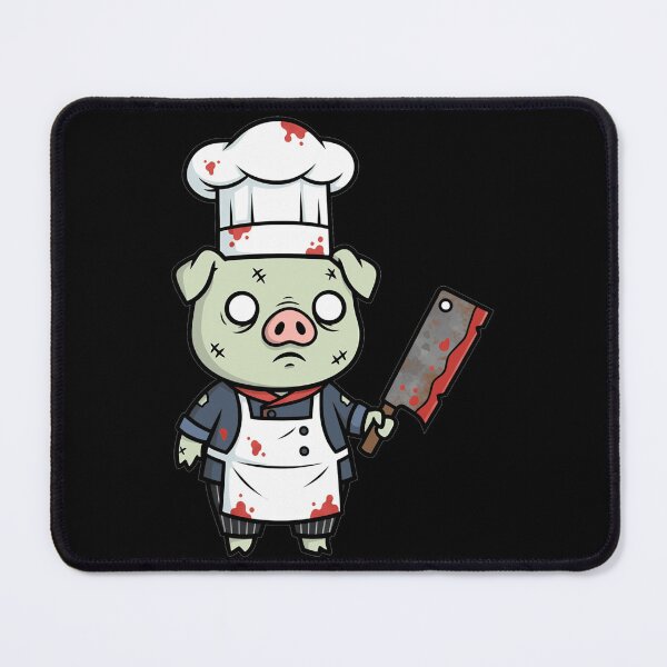 Item preview, Horror Chef Zombie Pig with Rusty Cleaver designed and sold by k3rstman1.