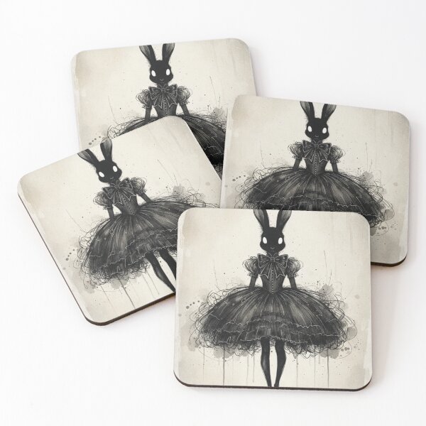 Item preview, Elegant Gothic Rabbit – Dark Ballet designed and sold by HeyHas.