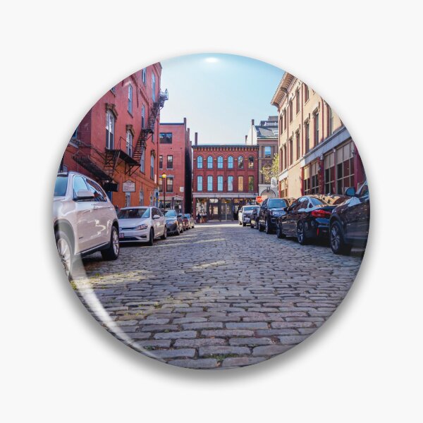 Item preview, Historic Ornate Brick Building Portland Maine Architecture designed and sold by MDCCo.