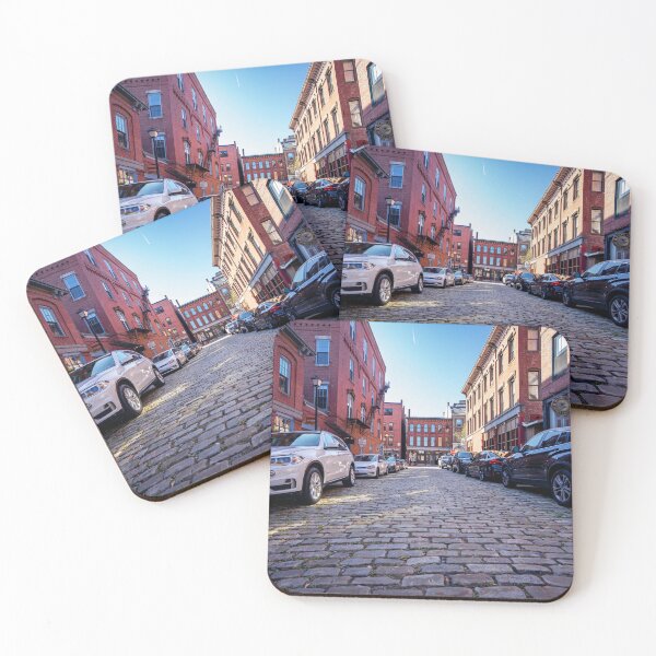 Item preview, Historic Ornate Brick Building Portland Maine Architecture designed and sold by MDCCo.