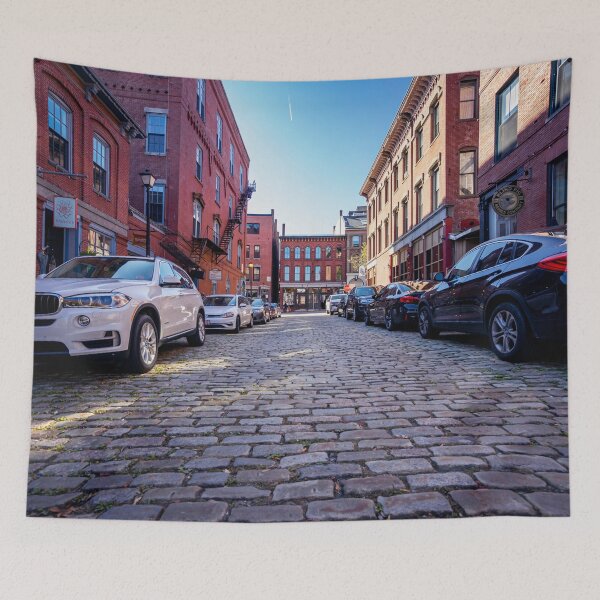 Item preview, Historic Ornate Brick Building Portland Maine Architecture designed and sold by MDCCo.