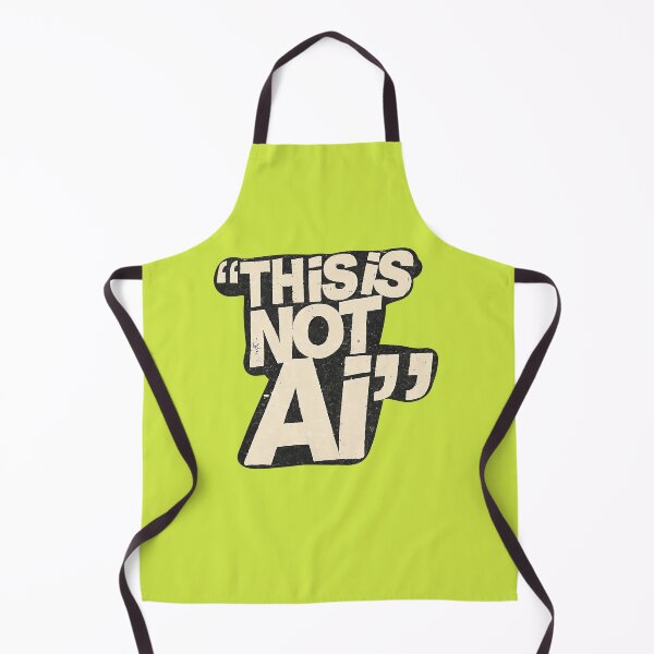 Item preview, “This Is Not AI” – Bold Anti-AI Typography Design designed and sold by PIXEL POP DESIGNS - Beyond the Norm!.